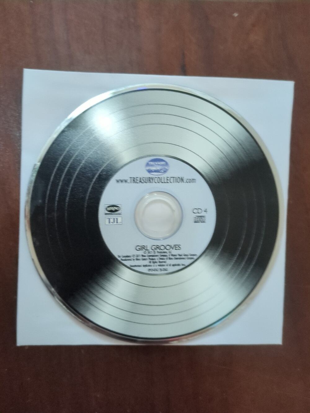 TJL Treasury Girl Grooves CD Vol. 4 2013 disc only